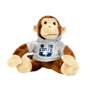 Monkey Plush U-State Hoodie Stuffed Animal